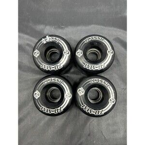 Kryptonics Classic Skateboard Wheels Full Set Black 70MM Skateboarding OG